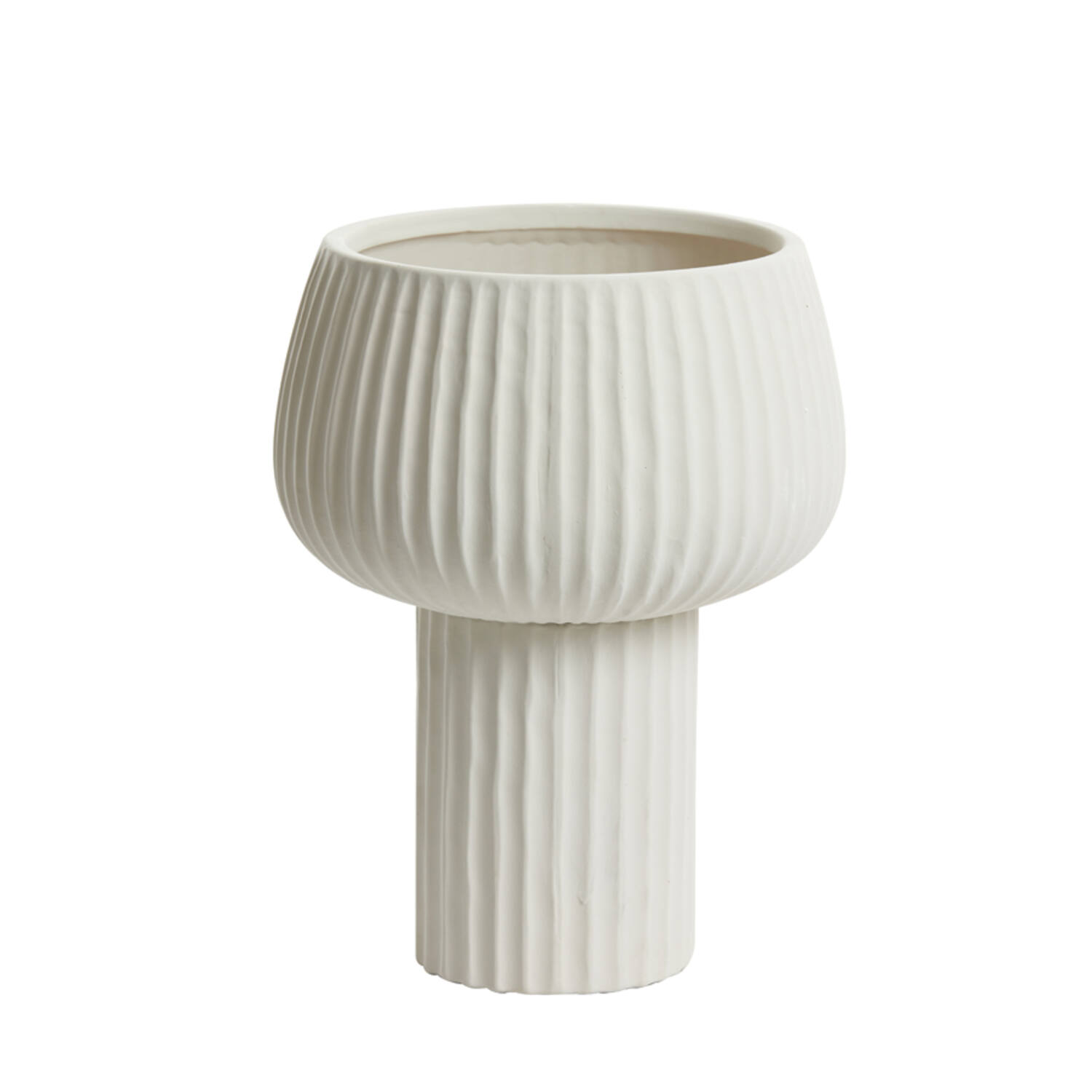 Light & Living Vaas deco Ø22,5x31,5 cm FEYA keramiek crème