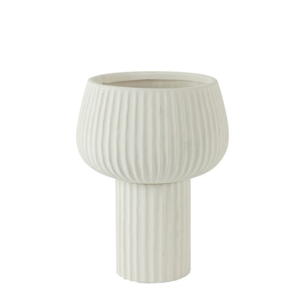 Light & Living Vaas deco Ø27,5x36 cm FEYA keramiek crème