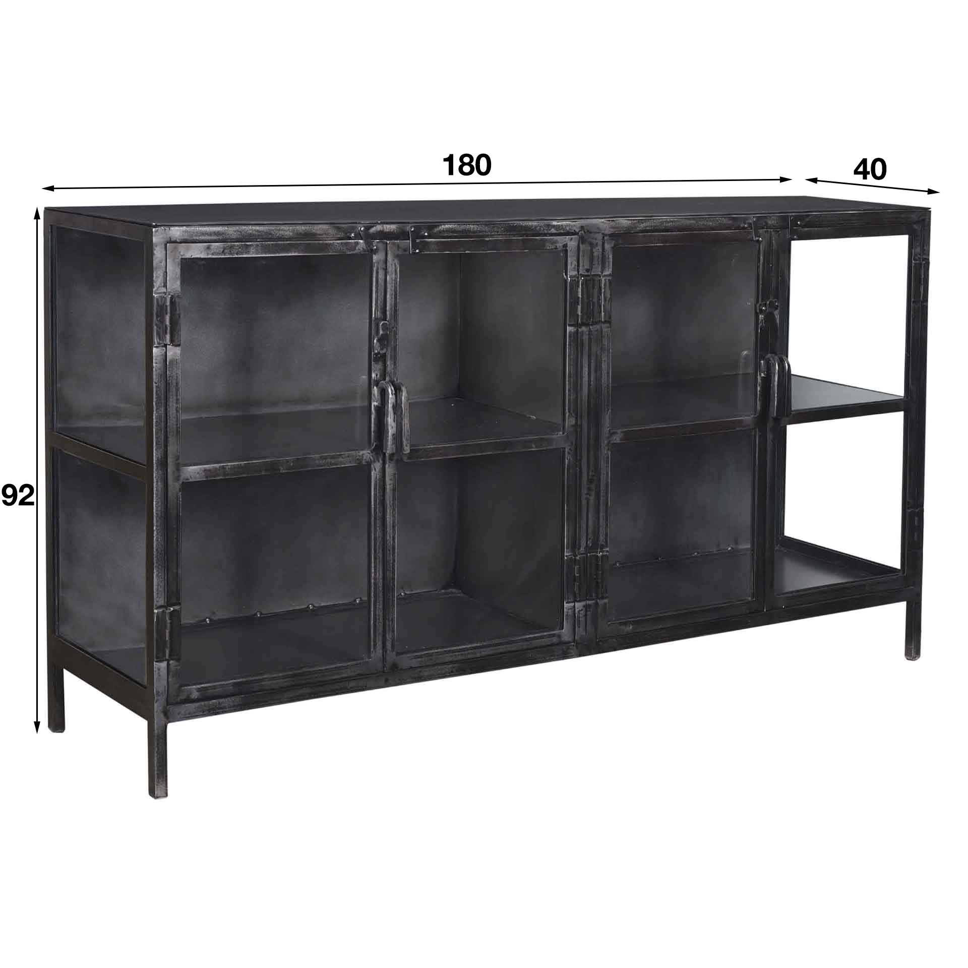 Zijlstra Dressoir Rift Metal 4D