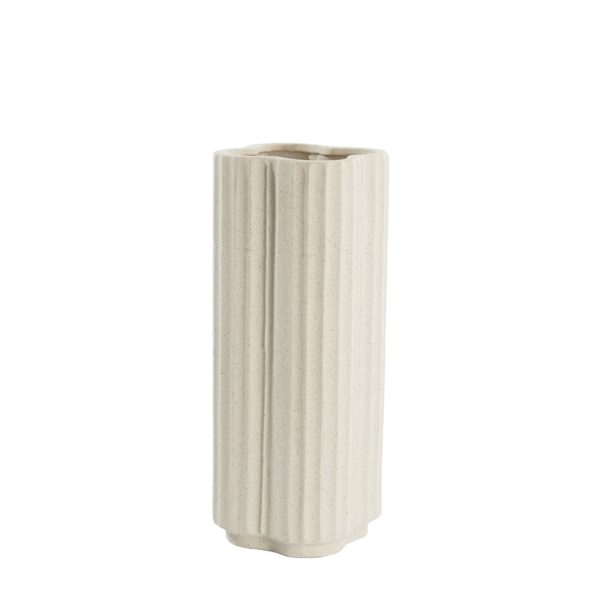 Light & Living Vaas Ø20x45,5 cm CASTOR keramiek ecru