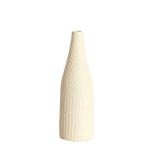 Light & Living Vaas deco Ø9,5x30 cm YASSO crème