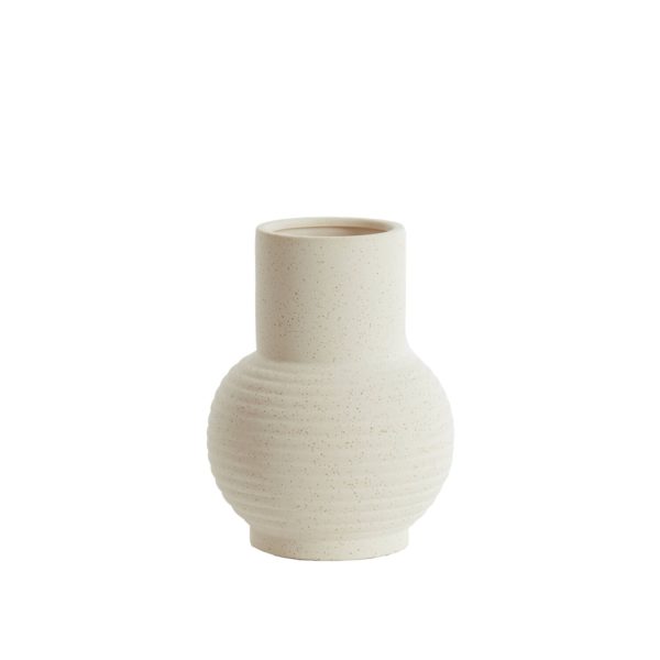 Light & Living Vaas deco Ø19x25 cm ULLOA keramiek mat crème