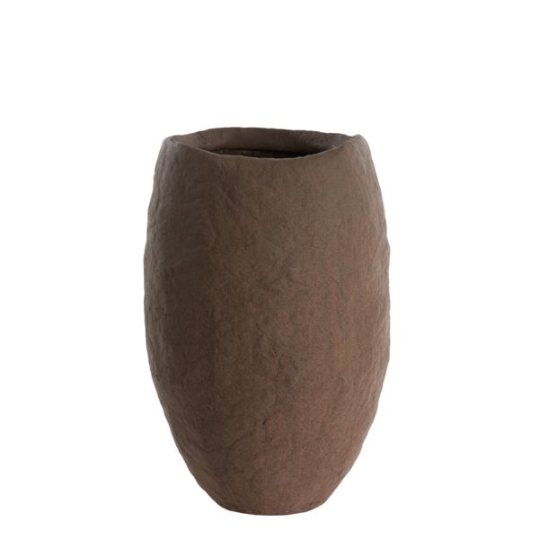 Light & Living Vaas deco Ø39x58 cm TINGRI bruin