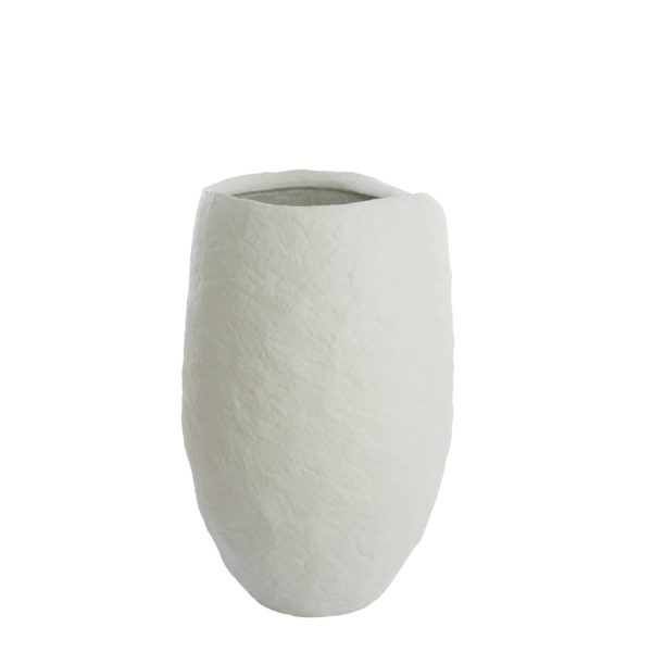Light & Living Vaas deco Ø59x90 cm TINGRI crème