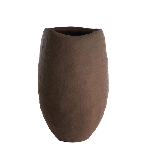 Light & Living Vaas deco Ø59x90 cm TINGRI bruin