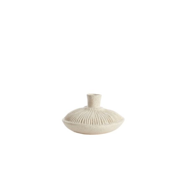 Light & Living Vaas deco Ø15x9 cm NEIRA keramiek crème