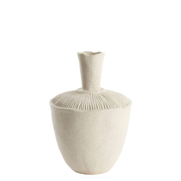 Light & Living Vaas deco Ø20x29 cm NEIRA keramiek crème