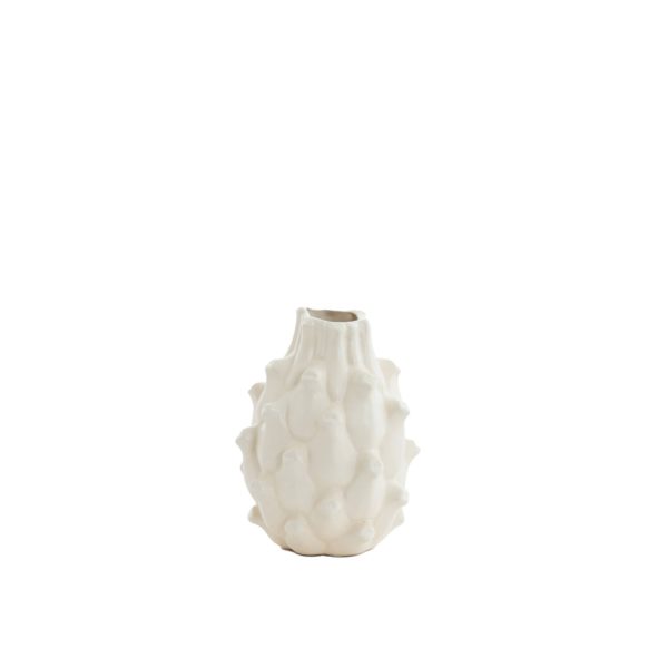 Light & Living Vaas deco Ø12x16,5 cm TAYA keramiek crème