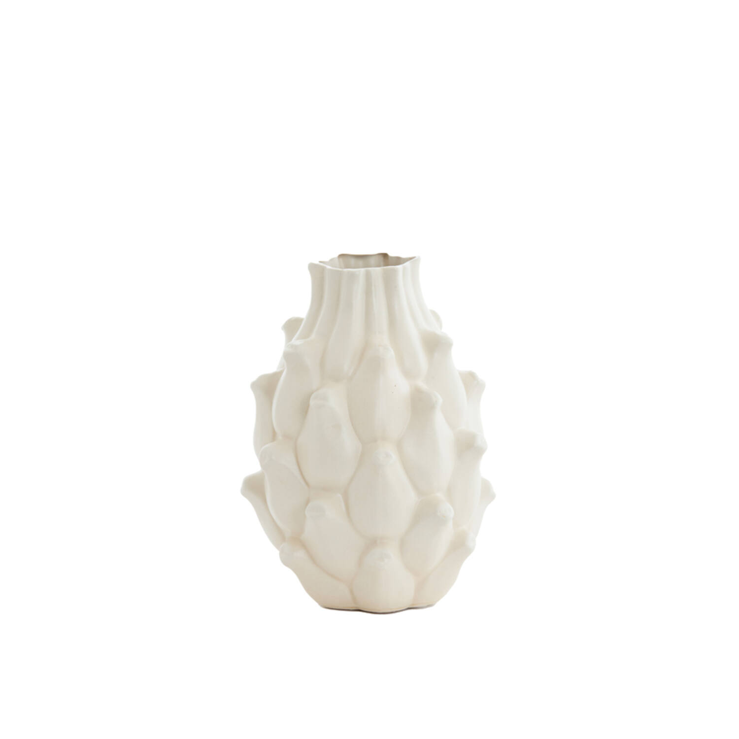 Light & Living Vaas deco Ø15x20,5 cm TAYA keramiek crème