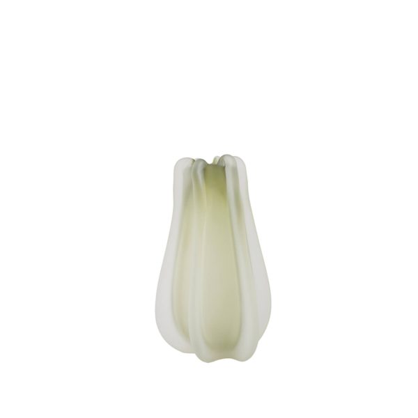 Light & Living Vaas Ø17,5x29,5 cm MURELA glas mat olijf groen