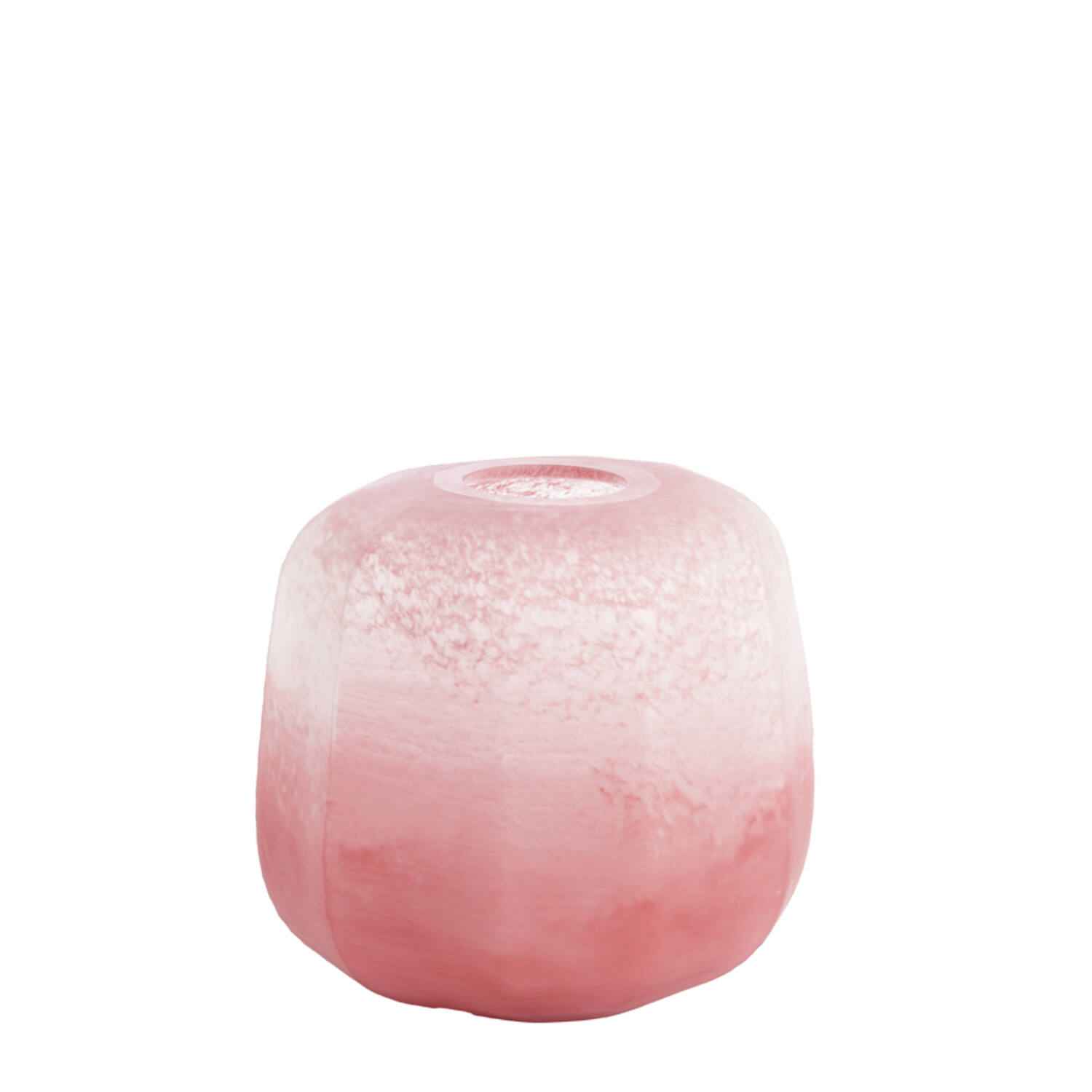 Light & Living Vaas Ø33x32 cm PACENGO glas koraal-licht roze
