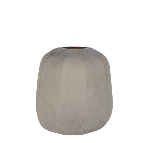 Light & Living Vaas Ø33x32 cm PACENGO glas licht bruin
