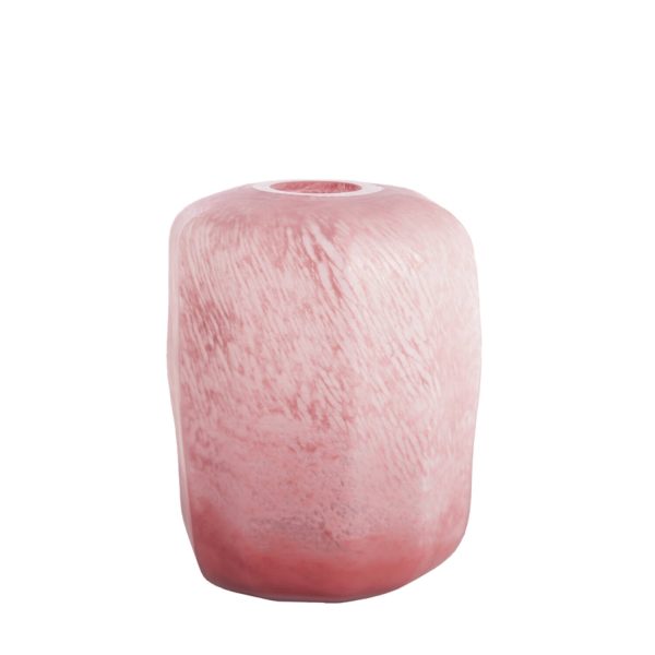 Light & Living Vaas Ø33x42 cm PACENGO glas koraal-licht roze