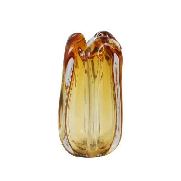 Light & Living Vaas Ø15x28 cm MURELA glas amber