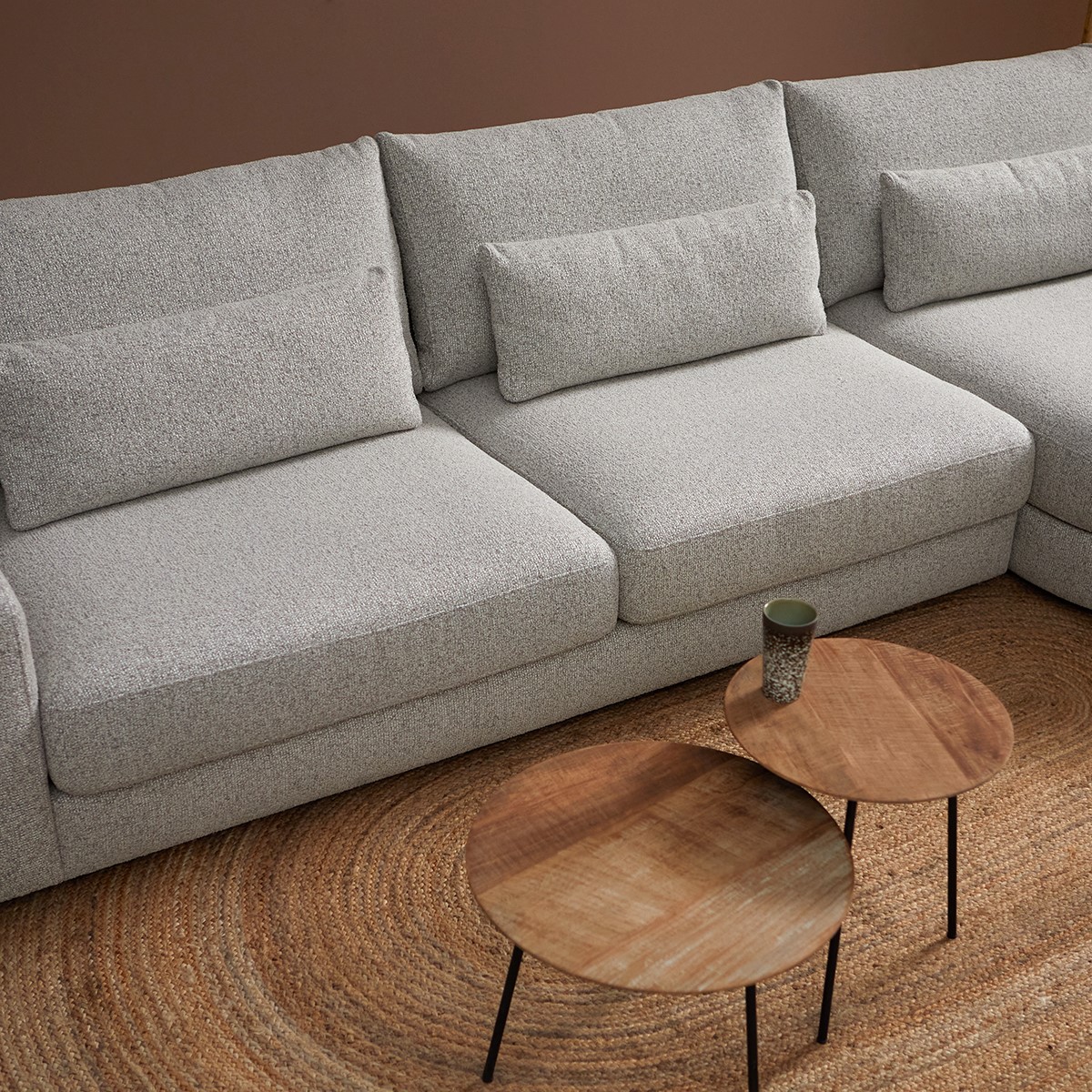 PEPP COMO met ronde chaise longue rechts