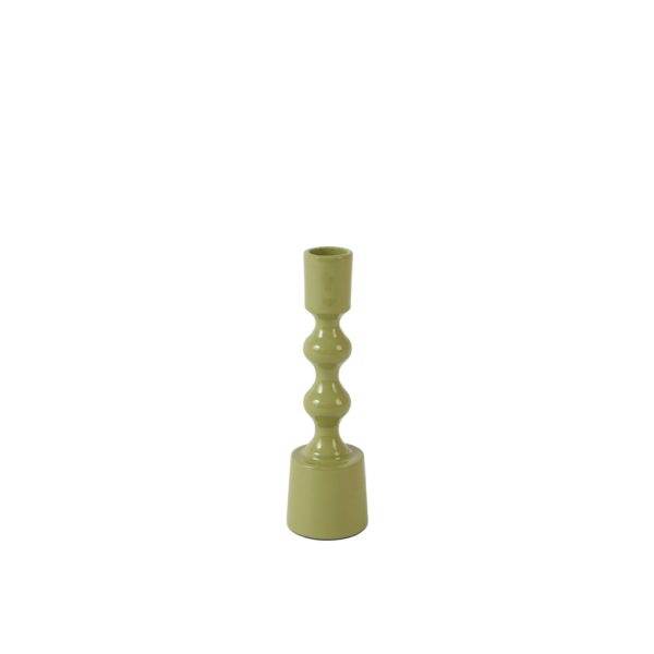 Light & Living Kandelaar Ø4,5x16 cm BABIMO glans licht groen