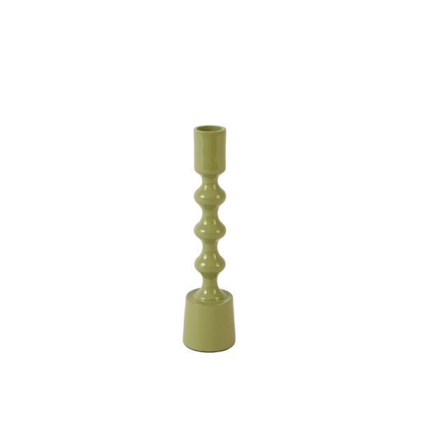 Light & Living Kandelaar Ø4,5x20 cm BABIMO glans licht groen
