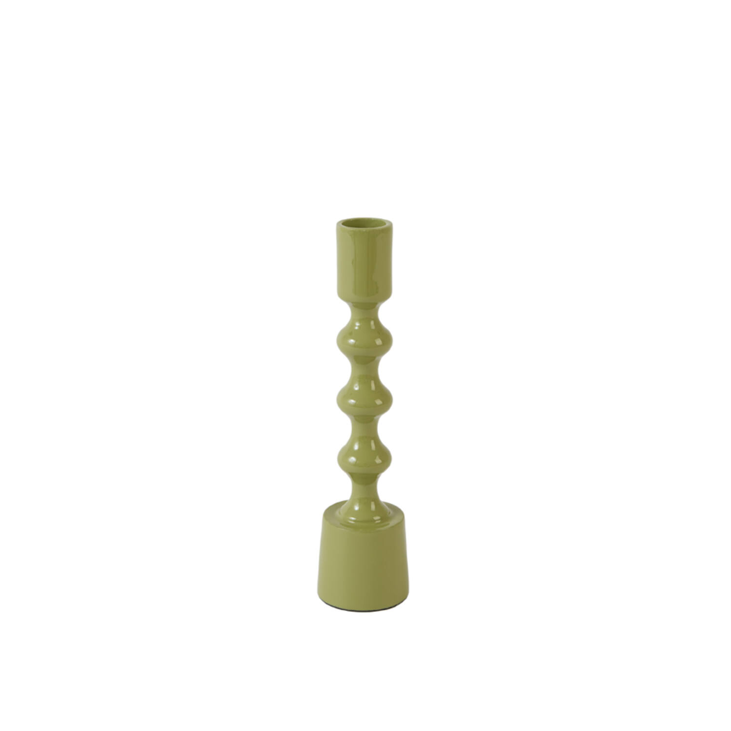 Light & Living Kandelaar Ø4,5x20 cm BABIMO glans licht groen