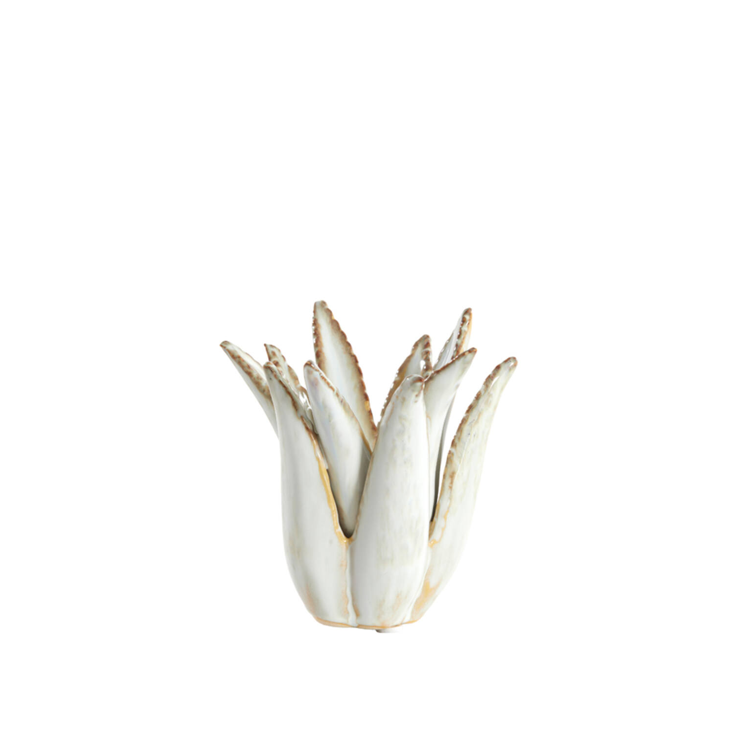 Light & Living Kandelaar Ø11,5x11,5 cm CACTUS keramiek crème