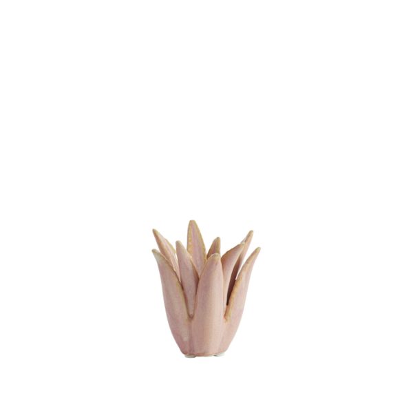Light & Living Kandelaar Ø11,5x11,5 cm CACTUS keramiek koraal