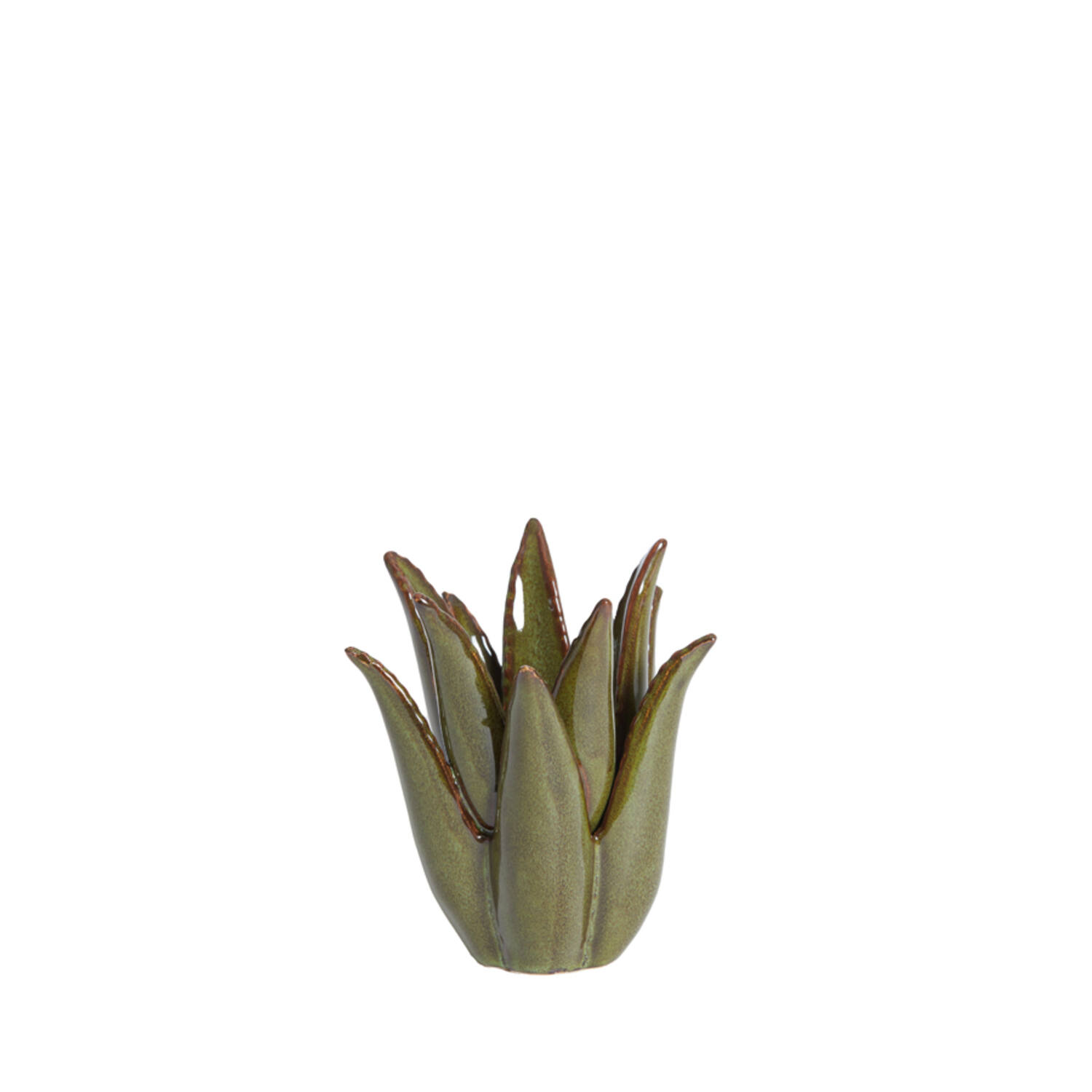 Light & Living Kandelaar Ø11,5x11,5 cm CACTUS keramiek donker groen