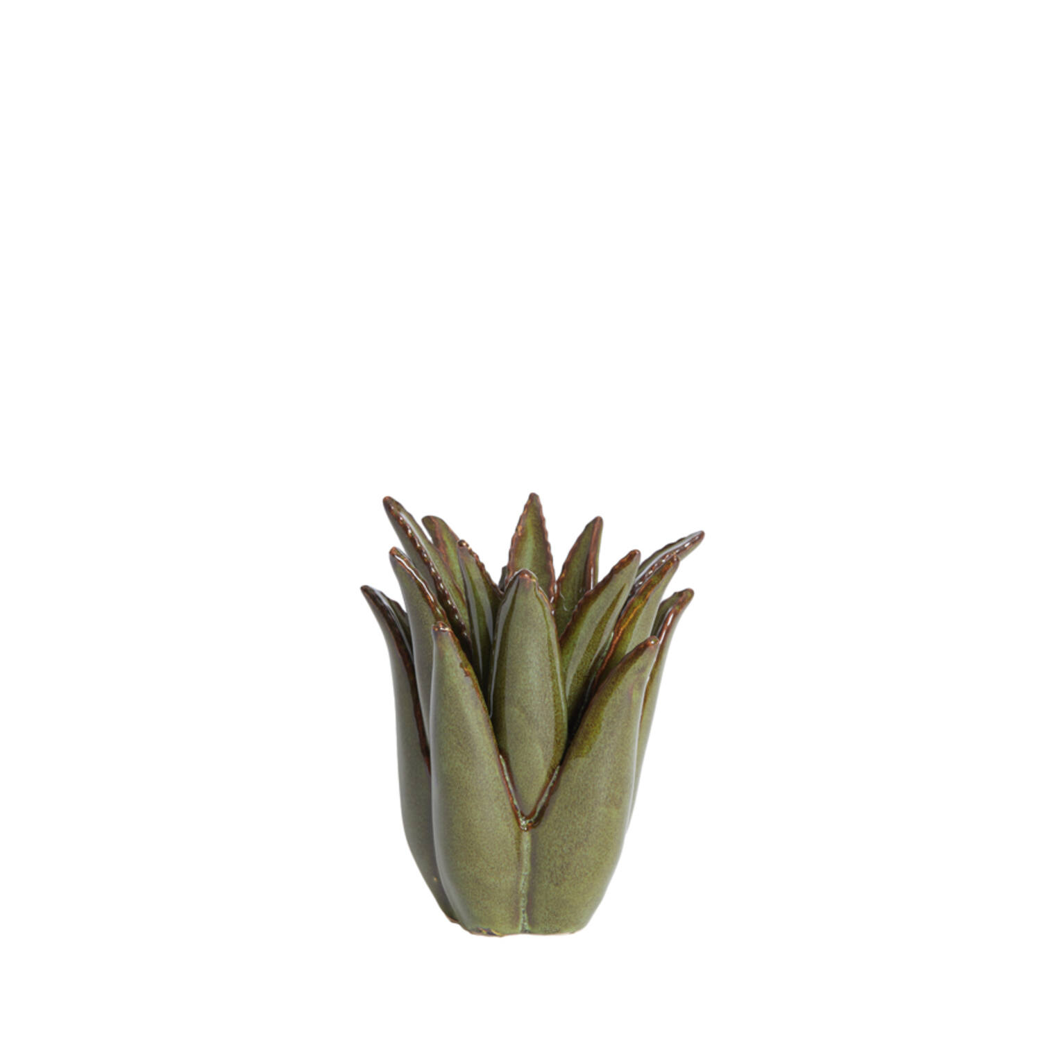 Light & Living Kandelaar Ø13x16 cm CACTUS keramiek donker groen
