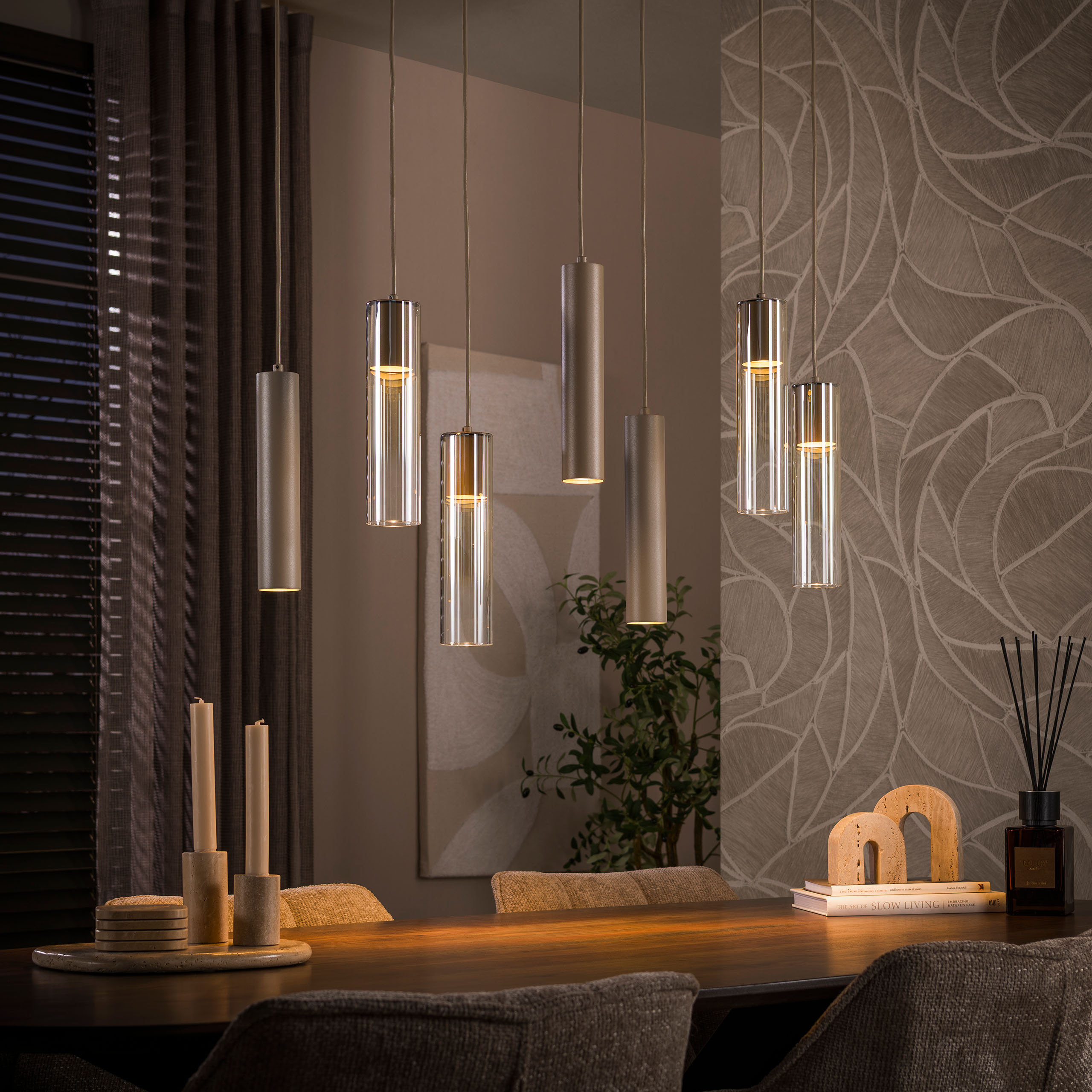 Zijlstra Hanglamp Lungo 4+3L