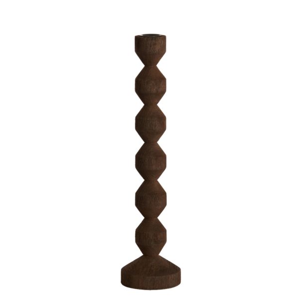 Light & Living Kandelaar Ø12x37 cm DOZZA hout mat donker bruin