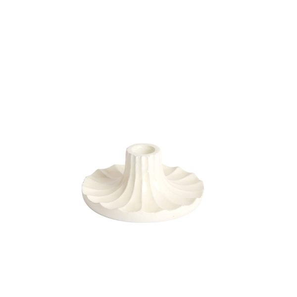 Light & Living Kandelaar Ø12x6 cm MERIDA glans crème