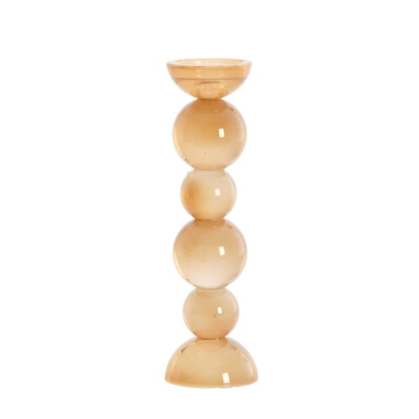 Light & Living Kandelaar Ø9,5x34 cm ITINGA glas melk amber