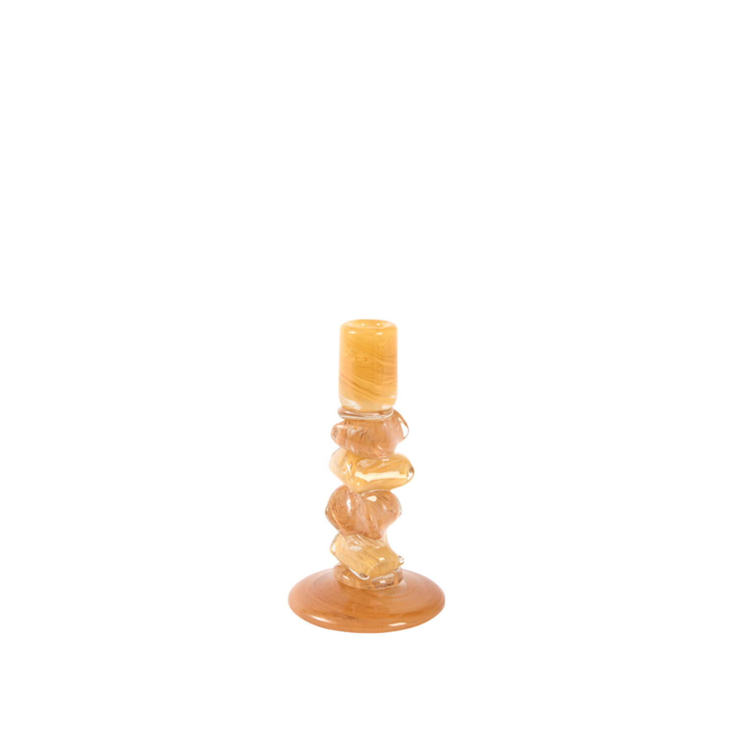 Light & Living Kandelaar Ø11,5x23 cm ESTINA karamel+oranje