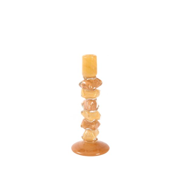 Light & Living Kandelaar Ø11,5x29,5 cm ESTINA karamel+oranje