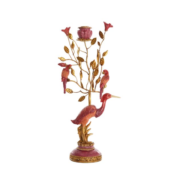 Light & Living Kandelaar 22x11x44 cm HERON bordeaux+brons