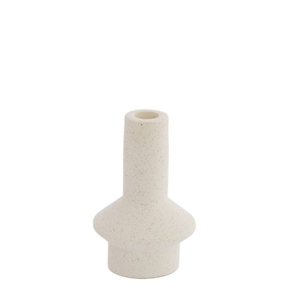 Light & Living Kandelaar Ø10x15,5 cm BURANO keramiek mat crème