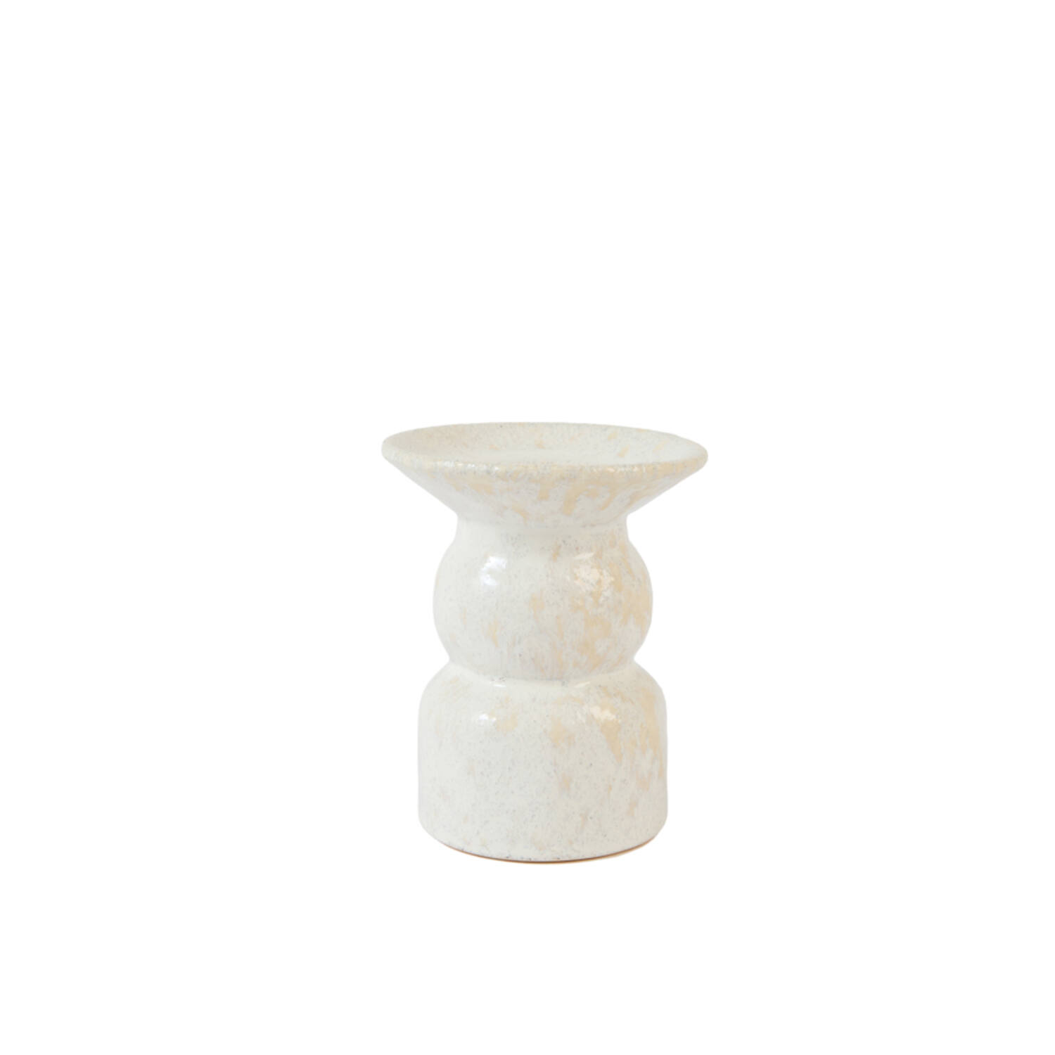 Light & Living Kaarsenhouder Ø12,5x15 cm ATRANI keramiek glans crème