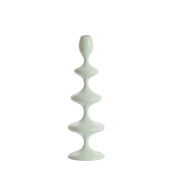 Light & Living Kandelaar Ø10,5x34,5 cm VIREEN glans licht blauw