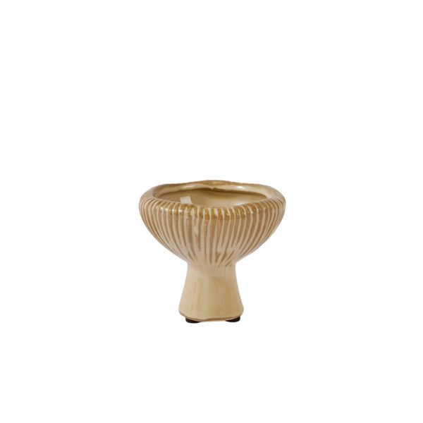 Light & Living Kandelaar Ø9,5x8 cm GYLANO keramiek licht bruin