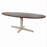 Nijwie MySons Eetkamertafel 160, ovaal, poot Beige, Mango Brown Walnut - Scorpio Table Collection