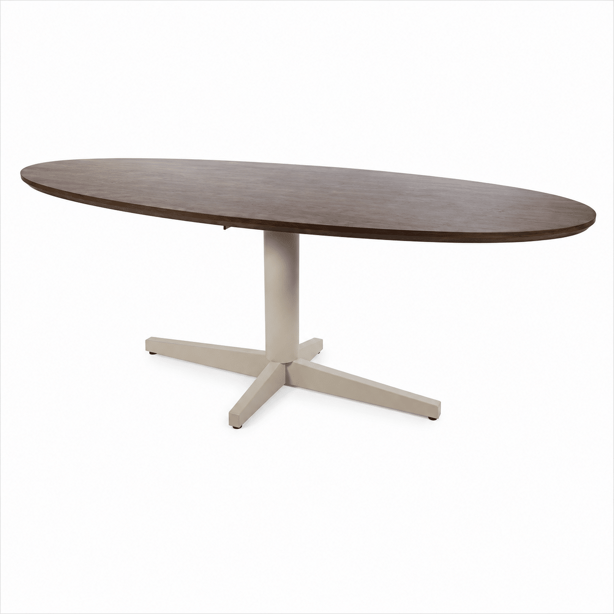 Nijwie MySons Eetkamertafel 160, ovaal, poot Beige, Mango Brown Walnut - Scorpio Table Collection