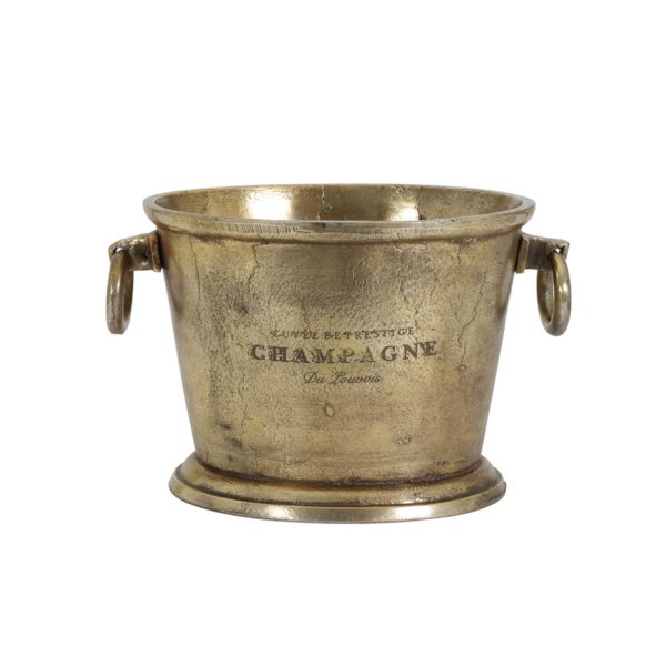Light & Living Champagnekoeler 39x25x25 cm CRISTAL antiek brons