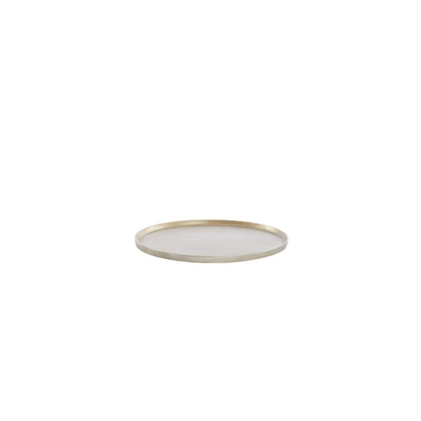 Light & Living Schaal Ø30x1,5 cm MAES licht goud