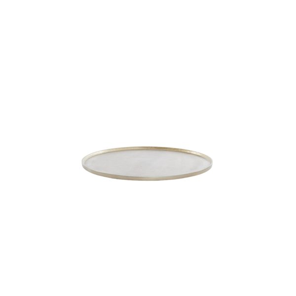 Light & Living Schaal Ø40x1,5 cm MAES licht goud
