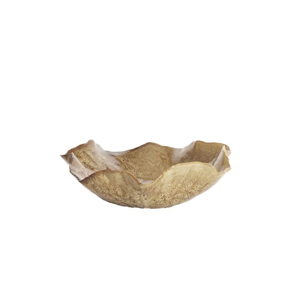 Light & Living Schaal 34x31x11 cm BANDA keramiek bruin