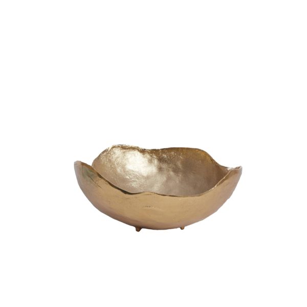 Light & Living Schaal Ø28x11,5 cm HAZAL licht goud