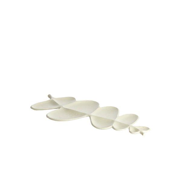 Light & Living Schaal 52x52x2 cm AKAKI crème