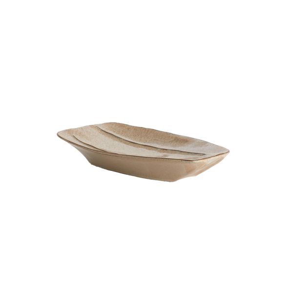 Light & Living Schaal 45,5x25x7,5 cm BENFICO glans beige