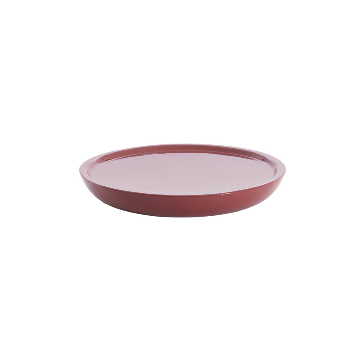 Light & Living Schaal Ø42x5 cm ADA glans bordeaux