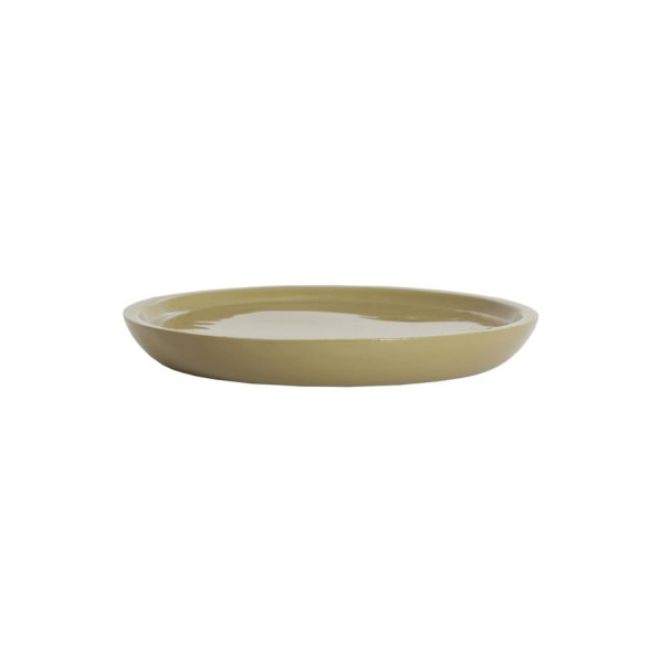 Light & Living Schaal Ø42x5 cm ADA glans taupe