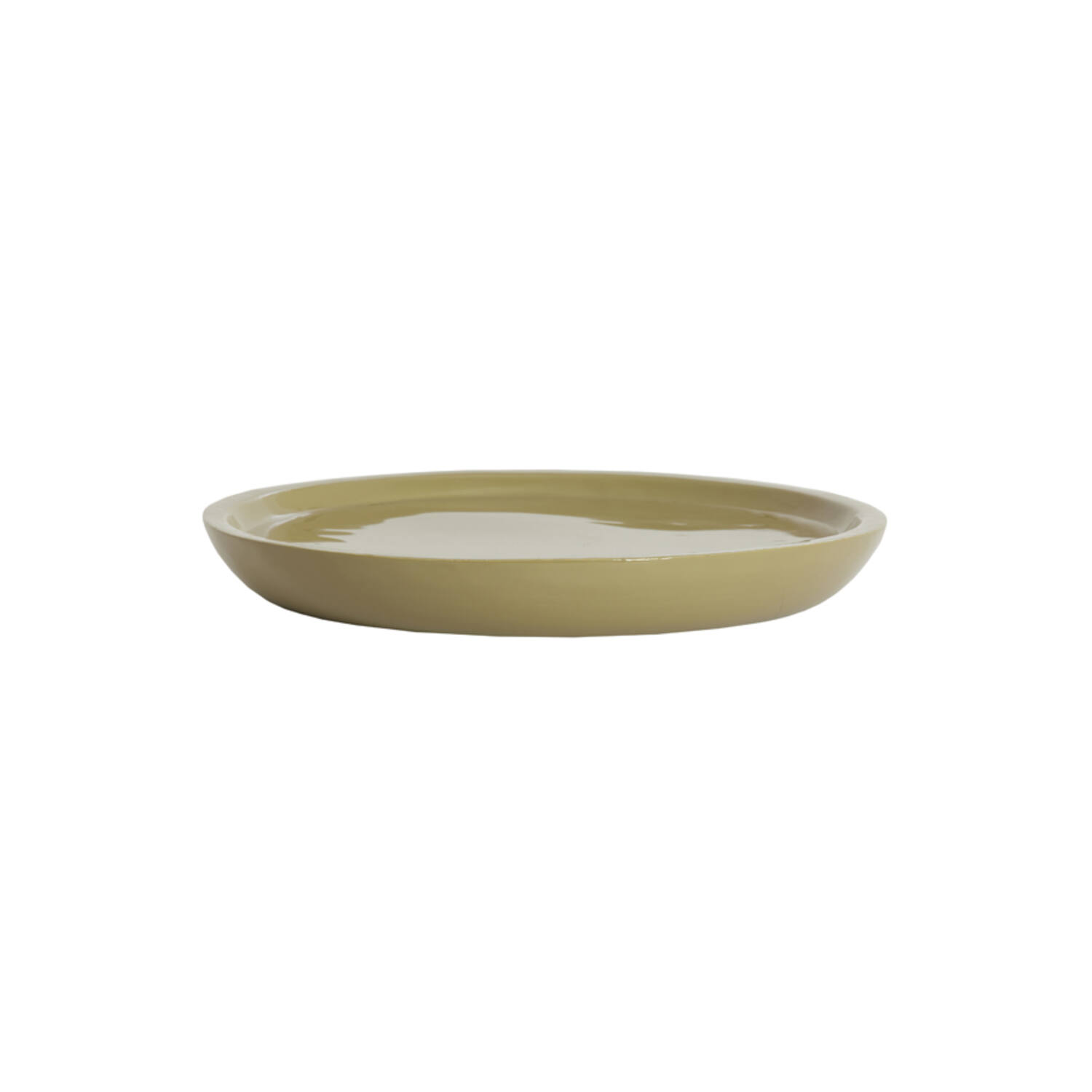 Light & Living Schaal Ø42x5 cm ADA glans taupe