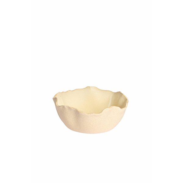 Light & Living Schaal 26x26x10,5 cm GASPAR keramiek mat crème+beige